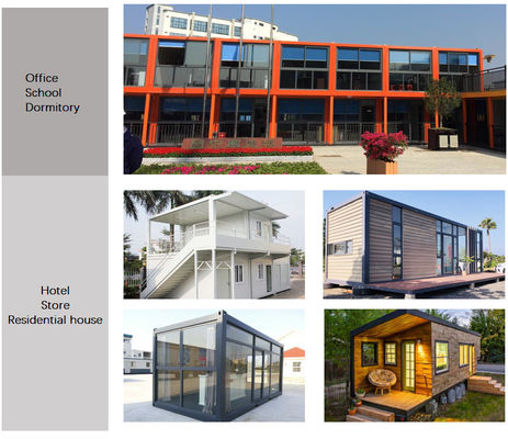 Prefab Houses Offers One Bedroom and One Bathroom Luxury Folding Container Homes