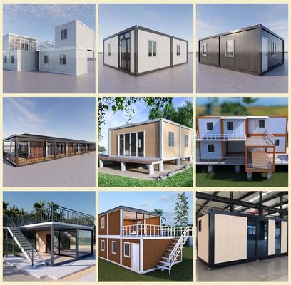 Prefab Houses Offers One Bedroom and One Bathroom Luxury Folding Container Homes