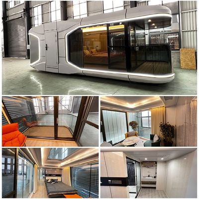 2 Bedroom Prefabricated Modular Houses Living Space Container Homes for Apartments