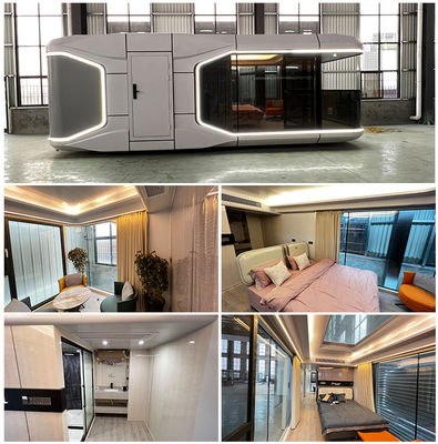 2 Bedroom Prefabricated Modular Houses Living Space Container Homes for Apartments