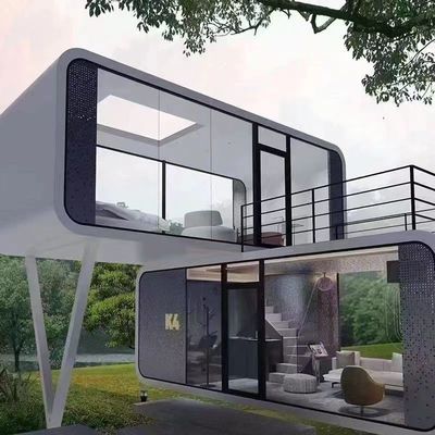 Apple Cabin House Luxury Portable Customized Modular Homes 20ft Prefab Container House