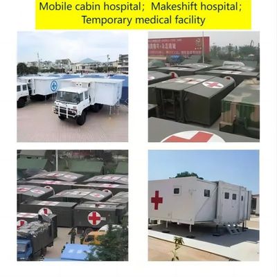 Versatile Expandable Container House 5800*6400*2530mm Ideal for Living or Medical