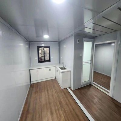 40 Ft Expandable Mobile Home with 2 Bedroom Expanding Container House and Steel Door
