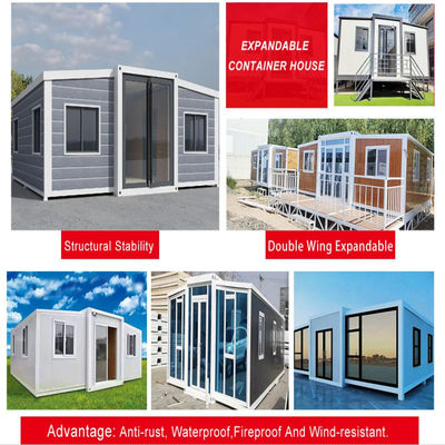 Prefab Expanding Container House Luxury Dormitory Canteen with Bathroom and Kitchen